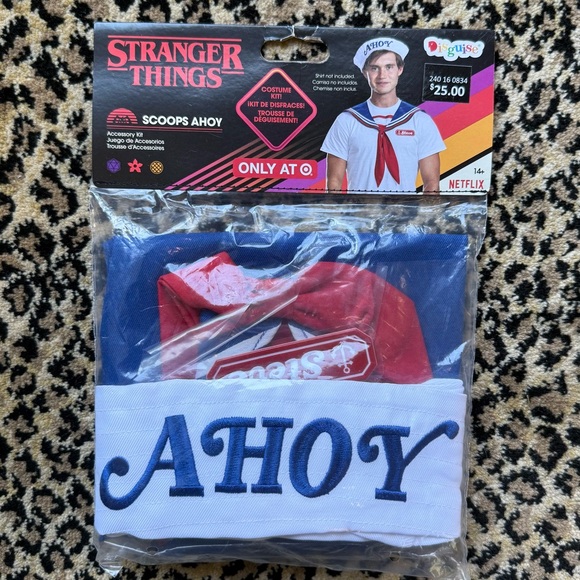 Stranger Things Scoops Ahoy costume kit (NIB) - Picture 1 of 6